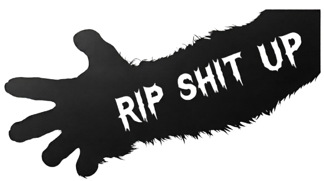 Dark RIP hand silhouette