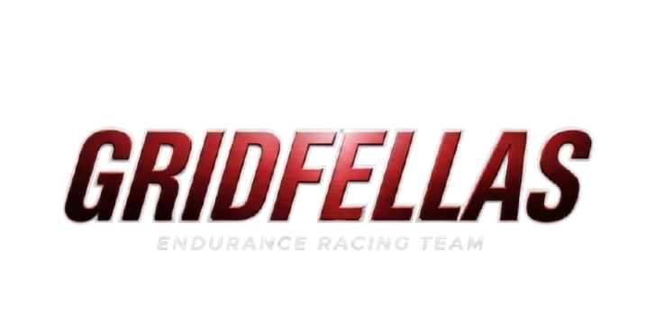 Red outlined Gridfellas Endurance Racing Team wordmark