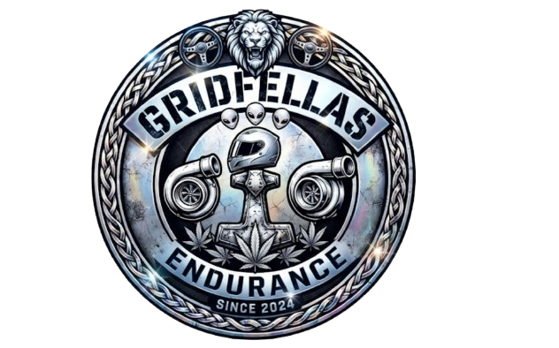Blue and silver Gridfellas Endurance racing coin